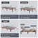 EE-5000P Adjustable Bed Frame With Pillow Tilt, Massagae, Wireless Control- 5000Series Queen
