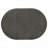 Medium Grey Oval Extension Leaf Dining Table