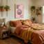 Abstrait tourbillon sur fond boule disco