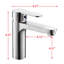 Single-Hole Single-handle Bathroom Faucet-89292636