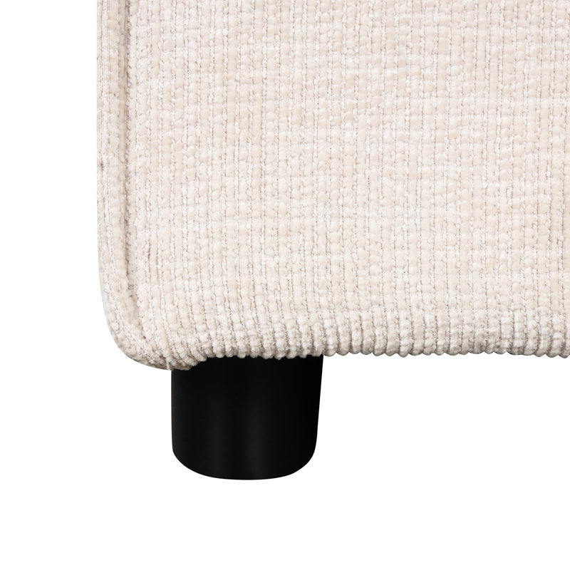 L-Shaped Sleeper With Storage And , Beige Magnetism Sectional Ample Socket, Beige