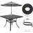 Metal 7-Piece Outdoor Patio Dining Set with Cushions 