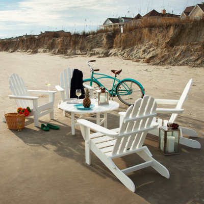 POLYWOOD® Classic Adirondack 4-Person Patio Seating Group