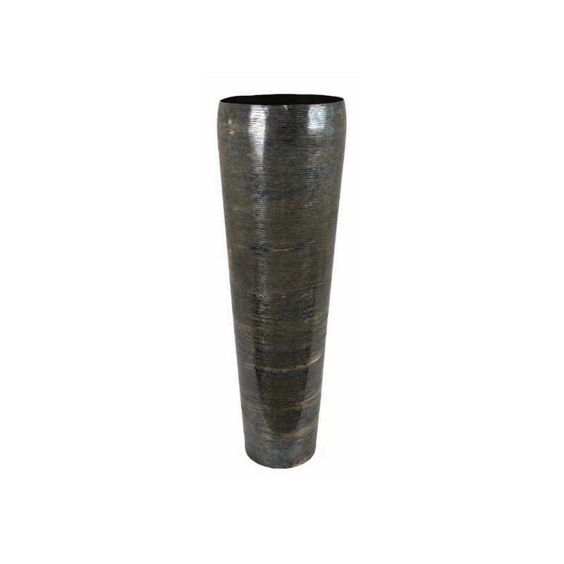 Vase de sol en métal Canoas