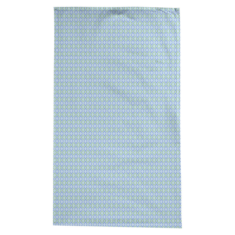 Nappe arrow losanges Leffel, Bleu et pastel