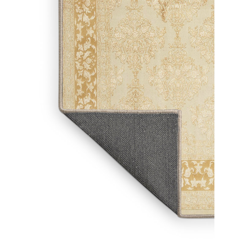 Surface beige contemporaine tapis, Rectangle 5 pi x 7 pi