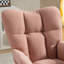 Chaise berçante en tissu avec repose-pieds réglable Teddy-1515719977