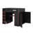 Full Size Wood Loft Bed With Desk,Wardrobe,Ample Storage Space And RGB LED Light-411746336