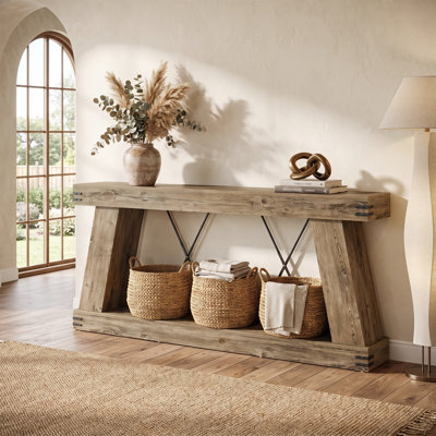 70.9" Farmhouse Console Table