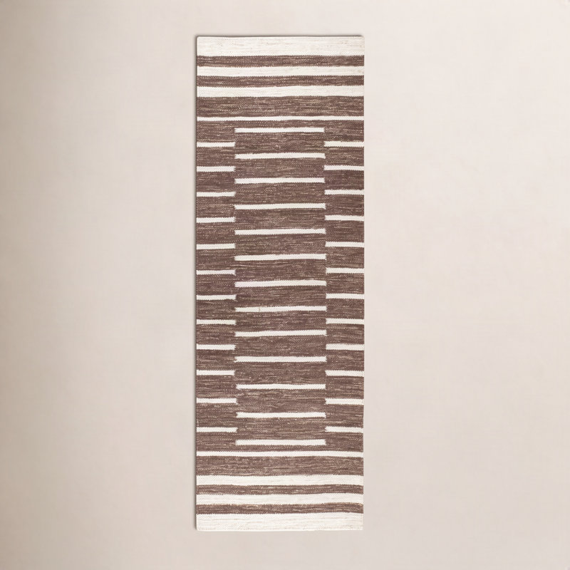 Heights Natural Handwoven Wool Rug, Runner 2'6" x 8'