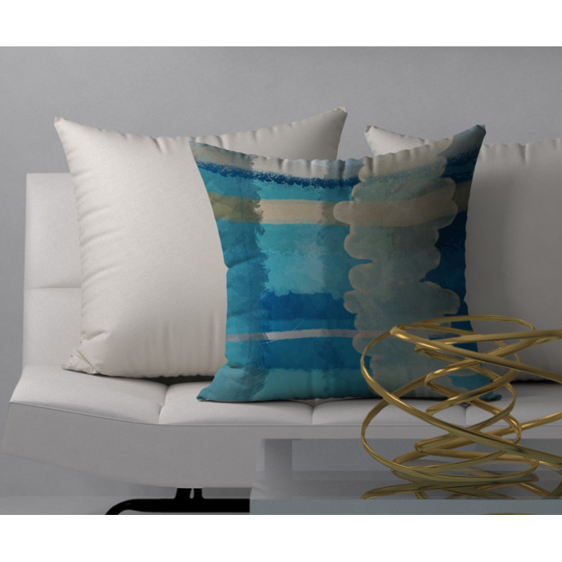 Coussin décoratif carré accrocheur Mighty, 20 po x 20 po