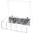 MyGift 14.68'' W 11.02'' D Basketball Plastic/Acrylic Player Card Case