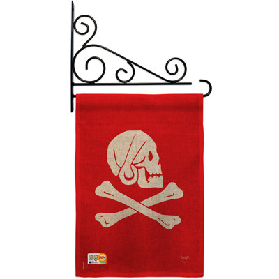 Double Sided 18.5'' H x 13'' W Burlap Garden Flag