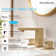 2-handle Bathroom Faucet with Drain Assembly