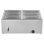 Bain-marie commercial à 6 casseroles 1500 W avec couvercle