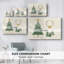 «Silver Snow at Night» - Toile tendue avec châssis de qualité supérieure-405444109