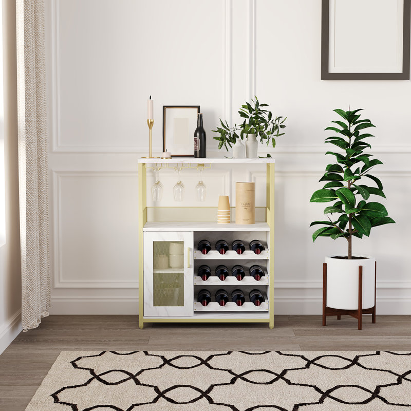 Wine Bottle Rack Gold