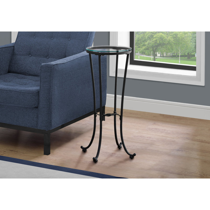Table d'appoint, côté, bout, support à plante, rond, salon, chambre à coucher, contemporain, moderne
