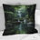 Waterfall Hidden Oasis Forest II - Waterfall Printed Throw Pillow