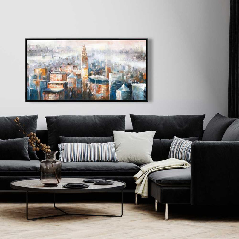 Paysage urbain de New York, toile de construction Chrysler - Décoration intérieure