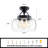 3-Light Modern Clear Glass Dome Flush Mount Ceiling Light-1488675788