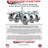 4 Piece Steel Caster Set