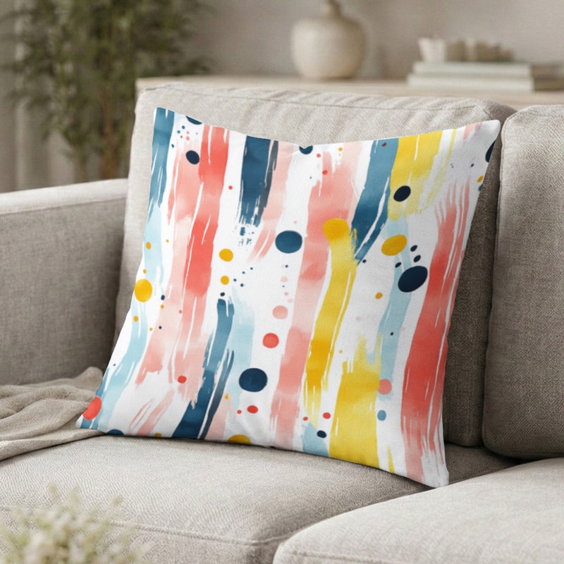 Coussin Abstract Abstract, H 18 po x l 18 po