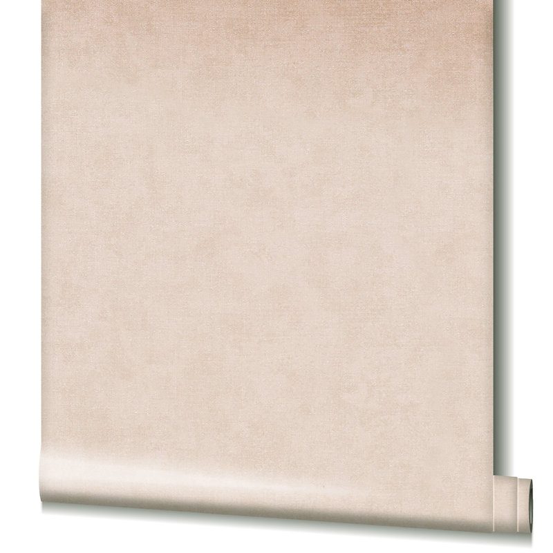 Flora Collection Pearlescent Plain Texture Wallpaper Roll, Pink
