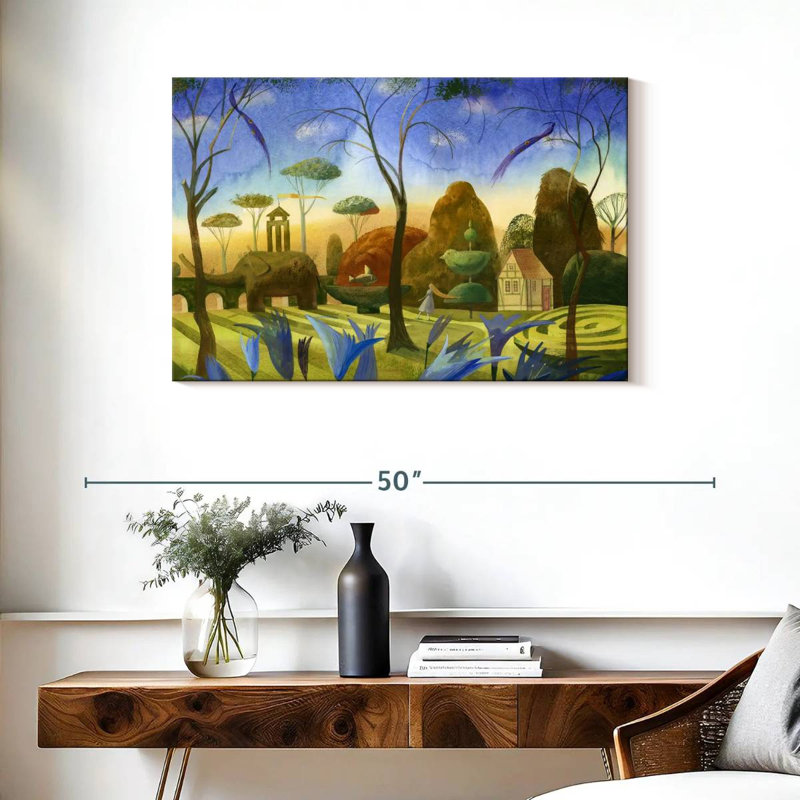 Senne, le jardin magique, H 24 po x l 36 po