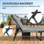Chaise longue d'extérieur, chaise longue pliante-907435329