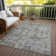 Machine Washable Indoor/Outdoor Claudian ACN1627 Pewter Rug