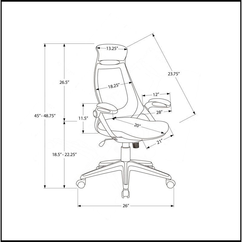 Chaise de bureau ergonomique avec fonctions réglables et confort haut de gamme