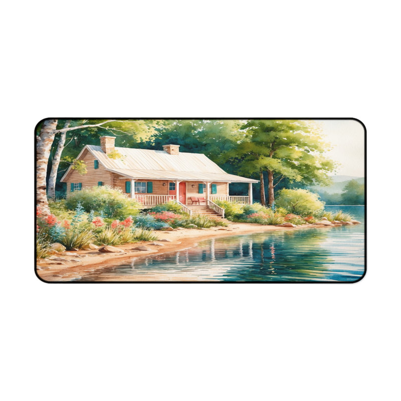 Polyester Desk Pad, 31.5x15.5