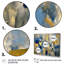 Abstraction lyrique en bleu et jaune II 3 pièces-1998586066