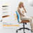 PU Trapezoid Curved Back Swivel Office Chair-937746538