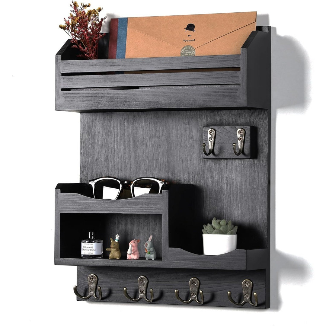 One Allium Way® Key Holder For Wall, Mail And Key Holder, Mail ...