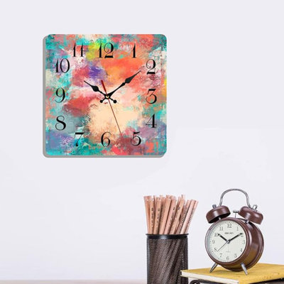 Horloge murale en bois Artsocket
