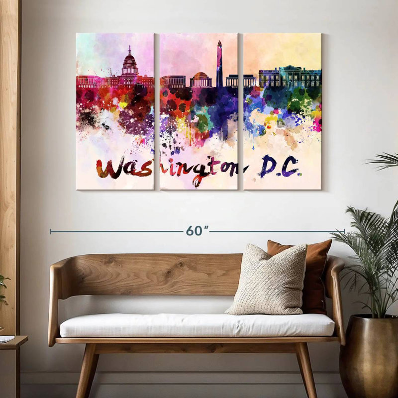 Sebbie Washington Colors, 32" H x 50" W