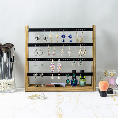 Acacia Tabletop Earring Organizer Jewellery Stand