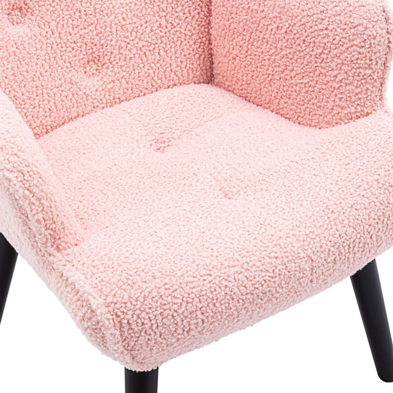 Fauteuil rembourré, Ourson rose