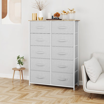 85.6 cm W Chest of 10 Drawers