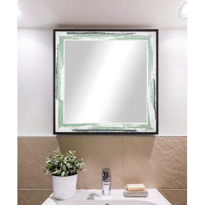 Eilany Wood Flat Wall Mirror