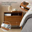 Aviannah Mid-Century Modern 2 - Drawer Nightstand With Built-In Charging Station And Legs And Open Shelf Set Of 2-935942971