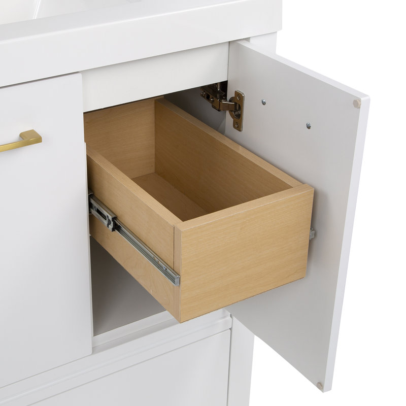 Ensemble de meuble-lavabo simple 49 po Blanche, Blanc
