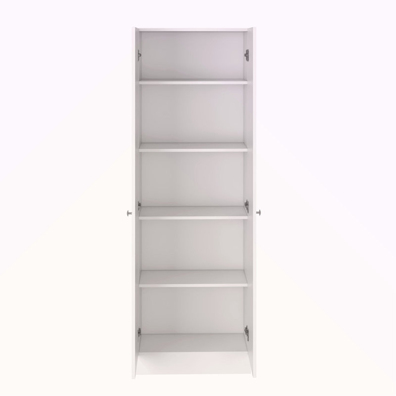Multistorage Cabinet 71" H, Two Doors, Five Internal Shelves