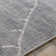 Tapis oriental gris anthracite / ivoire Herrod
