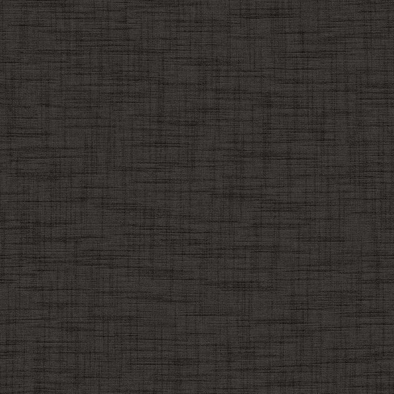 Abigail Ahern Weathered Linen 10m x 52cm Textured Matte Wallpaper Roll, Black