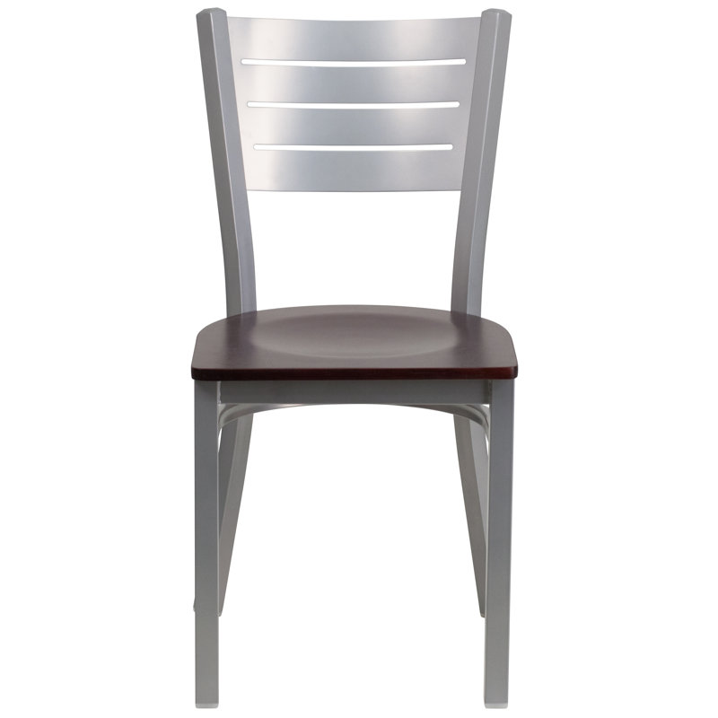 Chaise de restaurant Elkton, Acajou