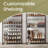 Abbi 48-60 Pair Stackable Shoe Rack,  with Adjustable Flat or Angled Shelves-80470055