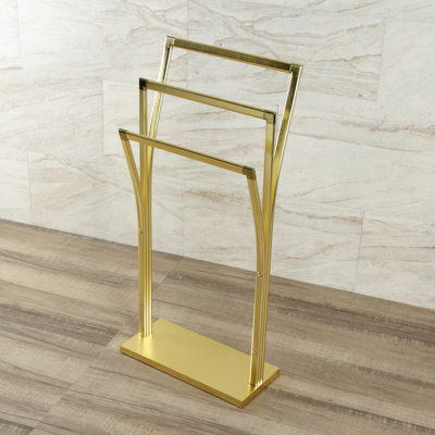 Kingston Brass Edenscape Freestanding Y-Style Towel Rack